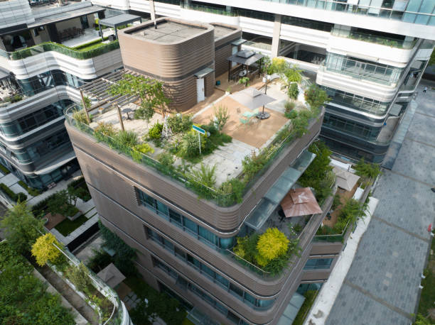 istock Residential apartment full of greenery 2159501369