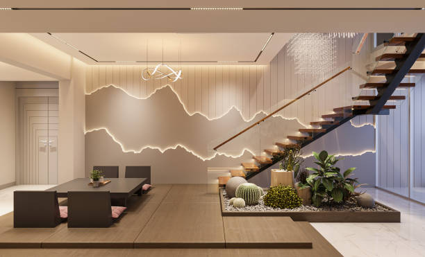 Luxury Penthouse Interior.