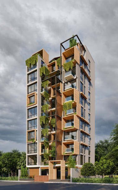 istock Pushing Boundaries 3D Renderings of Modern Architectural Advancements residential building 2159501798