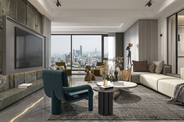 istock Creating a Focal Point Statement Wall Ideas for Your Living Room 2159502135