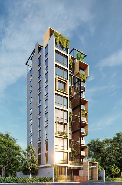 istock Embracing Elegance Modern Architecture in Luxury Apartments - A 3D Render Showcase 2159502573