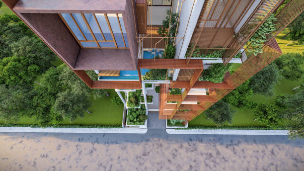 istock Urban Marvels 3D Renderings of Luxury Apartment Complexes 2159502577