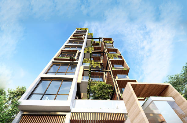 istock Beyond Boundaries Exploring the Innovative Exterior Design of 3D Rendered Multi-Storied Luxury Apartments 2159503105