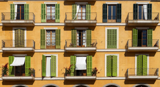 istock Full frame of residential building 2159506755