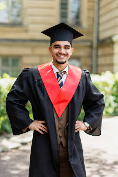 istock Cheerful Middle Eastern Student at College Graduation 2159513982