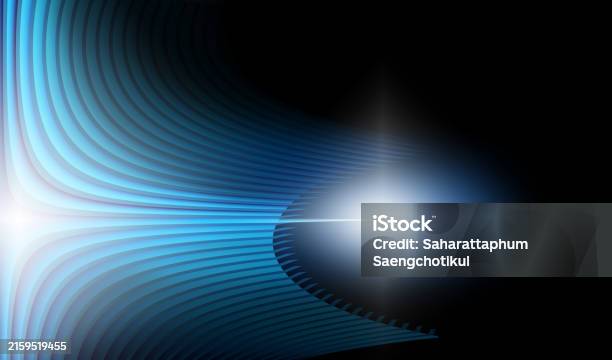 Light Line Patterns Background Graphics Abstract Light Line Patterns Geometry Blue ...