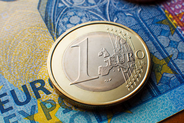 European currency on a 20 Euro note