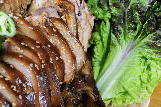 braised pork shanks in soy sauce