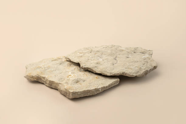 Stone podiums for show cosmetics product presentation. Abstract minimal backdrop. Two rock forms. Beige Nude Studio Background. Scene. Showcase display case. 3D Front View. Trendy neutral color. Space for your logo. Copy space. Natural Stone pedestal, Products display with dolomite texture. Trendy template mockup.  Earth Tones. Podium  for product promotion and cosmetics display. Natural beauty pedestal. Background for product presentation. Cream stone podiums with soft shadow. Beauty product mockup. placement. Natural minimalism. jewellery floor