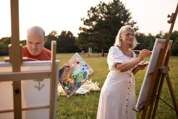 istock Artists painting in nature 2159529588
