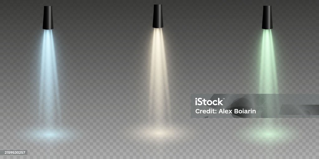 Vector Light Source The Vector Set Of Light Includes A Light Source Studio Lighting Walls ...