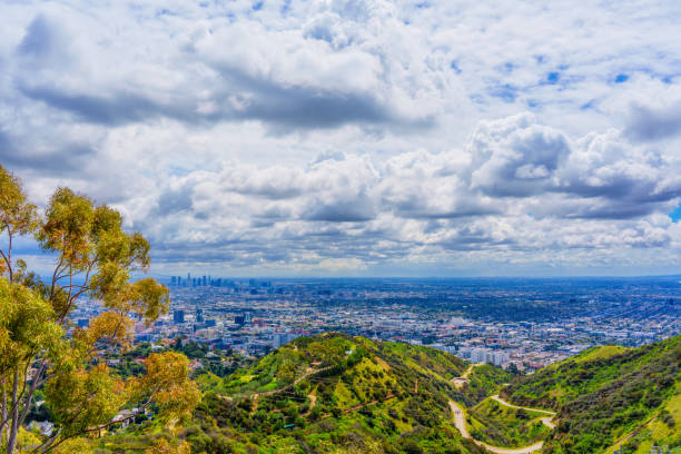 istock Atmospheric Clouds over Los Angeles from Runyon Canyon Park 2159531344