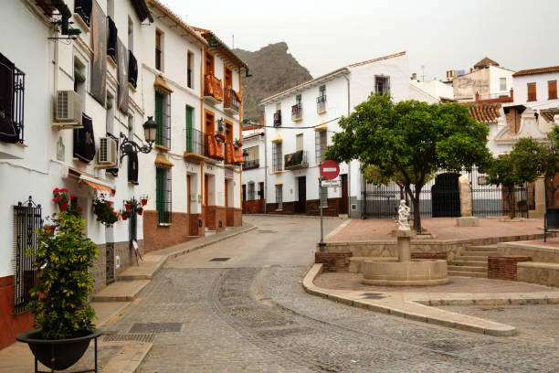 Plaza Baja (low square) on Holy Tuesday during holy week, Alora, Spain