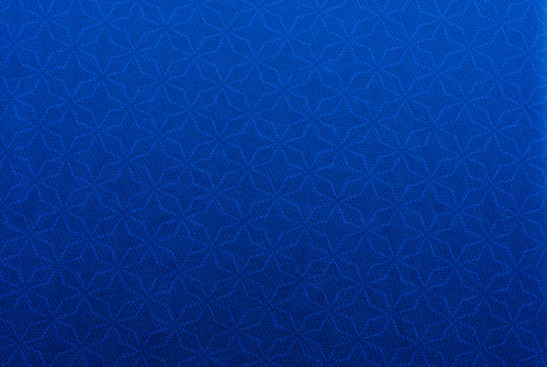 Seamless blue vintage floral pattern wallpaper