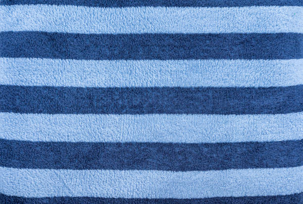 Close-up of blue textured towel