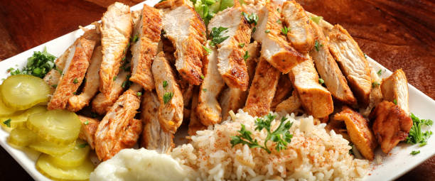 istock Chicken Shawarma Dish, Middle Eastern Food 2159543644