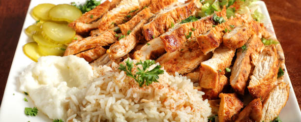 istock Chicken Shawarma Dish, Middle Eastern Food 2159543711