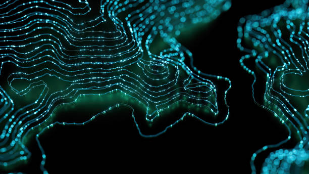 istock Abs Hologram Landscape background 2159545926