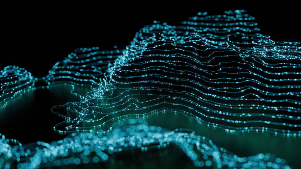 istock Abs Hologram Landscape background 2159545957
