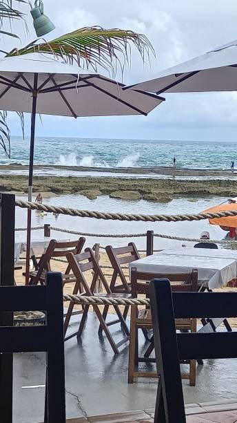 istock Restaurant with fantastic sea view 2159555210