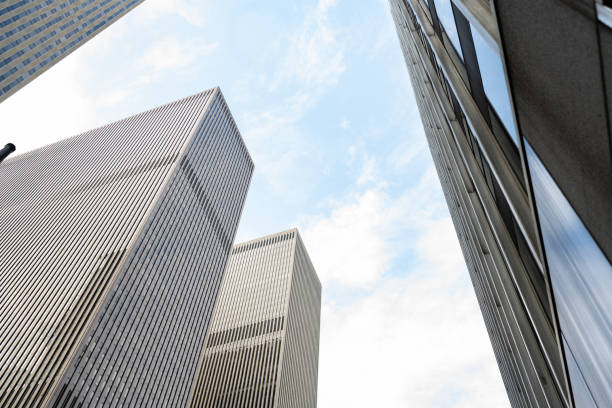 istock Low Angle View Skyscrapers in New York City 2159565808