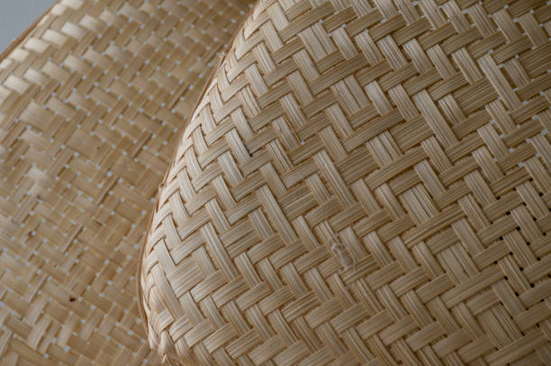 istock Texture on natural braided mat bowls 2159579716