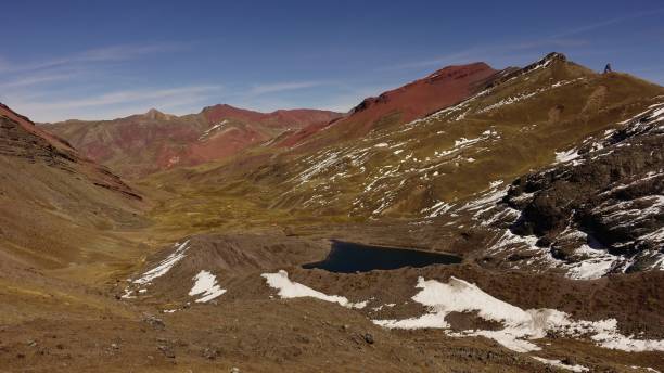 istock incredible beauty of Vinicunca rainbow colored hill in Peru 2159580497