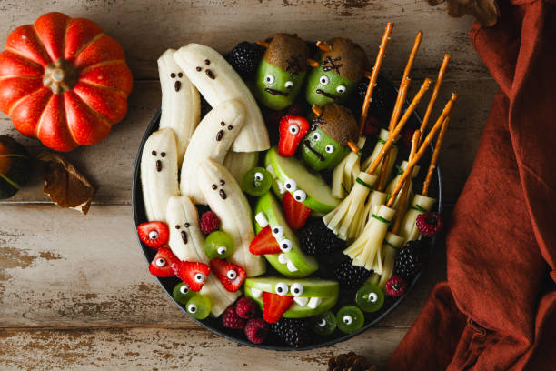 istock Healthy fruit Halloween treats 2159581364