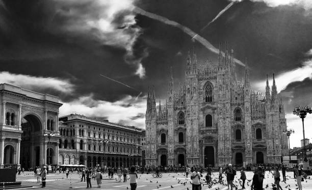 istock Duomo di Milano black and white 2159588215