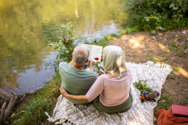 istock Elderly Couple Enjoying by the River 2159591034