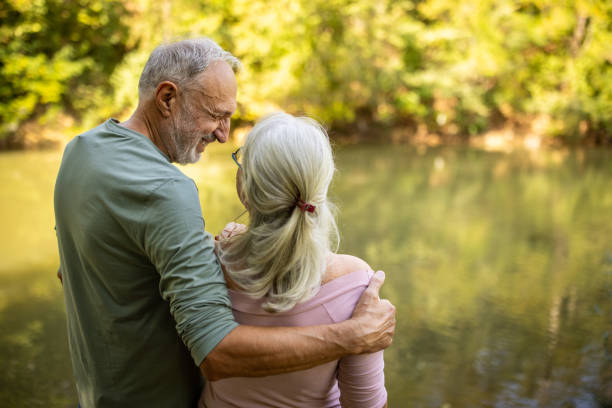 istock Senior Couple Enjoying by the River 2159591415