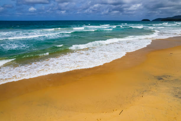 istock Top view Beach waves background, Natural background, photo sea waves texture background 2159609767