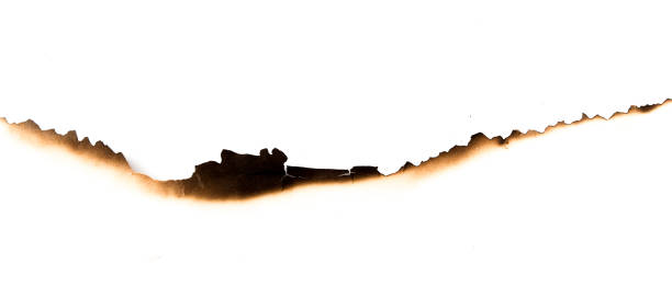 istock burnt paper on a white background 2159612711
