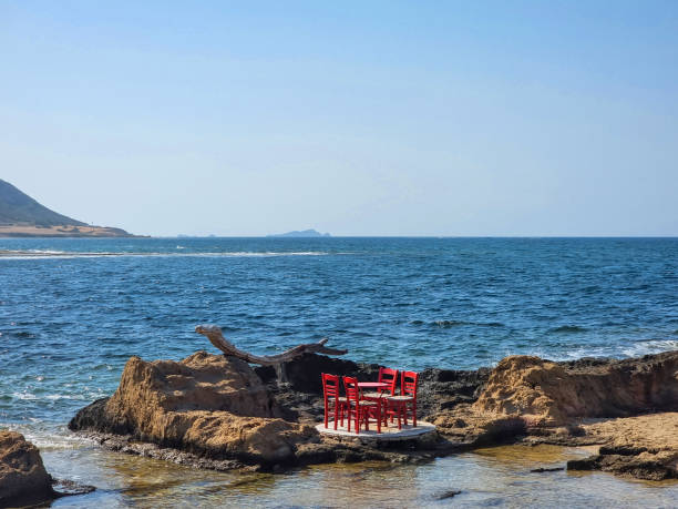 skyros or skros island greece girismata beach  summer season