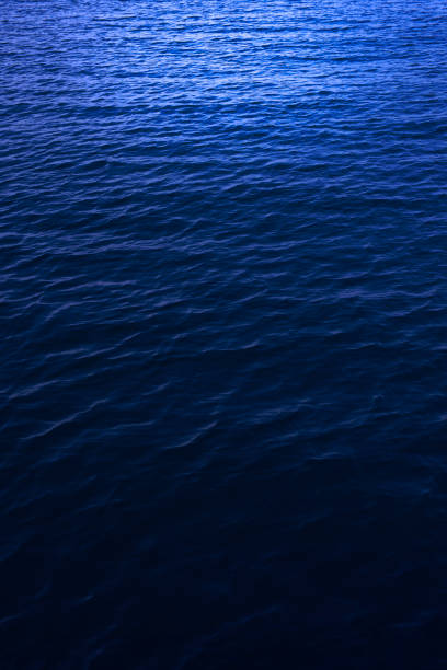 istock Sea surface under blue moonlight of the deep sea 2159617798