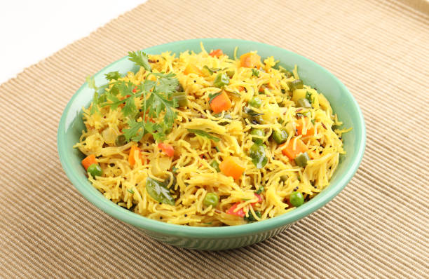 istock Semiya Upma or Vermicelli Uppuma breakfast in india 2159618299