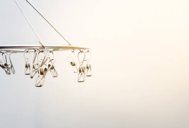 Coloured cloth hanging clips