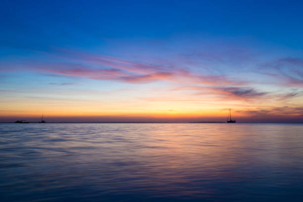 Mediterranean Sea off El Cabanyal in Valencia, Spain