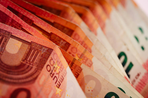 Euro, banknotes, money, currency, macro