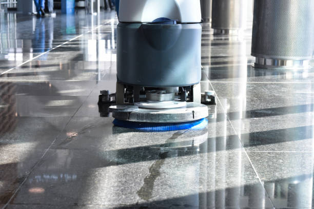 istock Detail of Floor Scrubbing Machine 2159636965