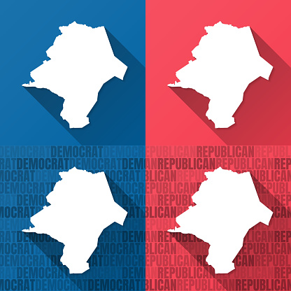 ジョージア州エマニュエル郡青と赤の背景の地図 アイコンのベクターアート素材や画像を多数ご用意 アイコン, アメリカ共和党, アメリカ