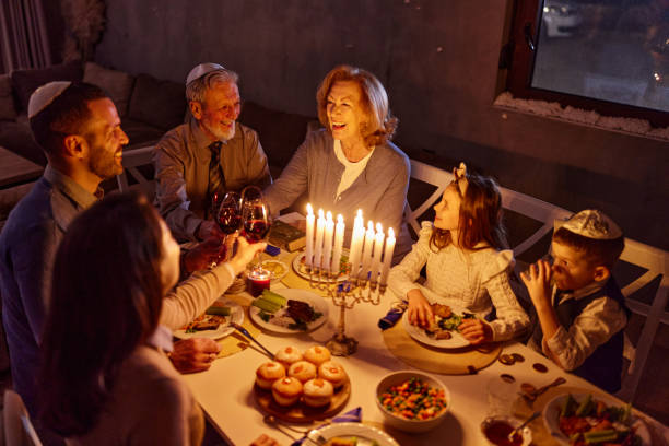 istock Celebratory toast on Hanukkah! 2159652473