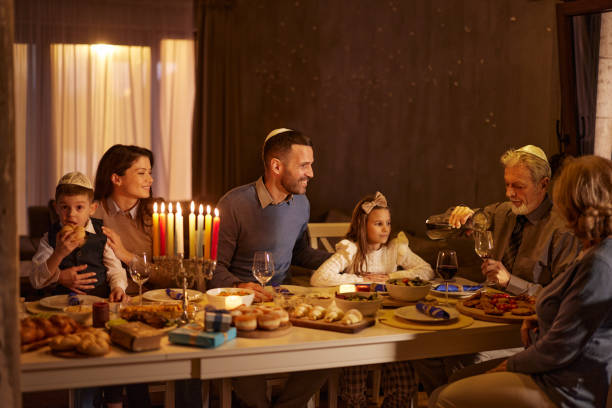 istock Family's meal on Hanukkah! 2159652750