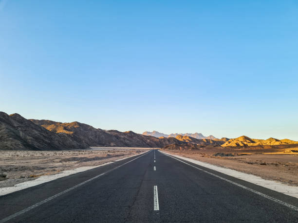 istock Highway Through The Sahara Desert In Egypt 2159653008