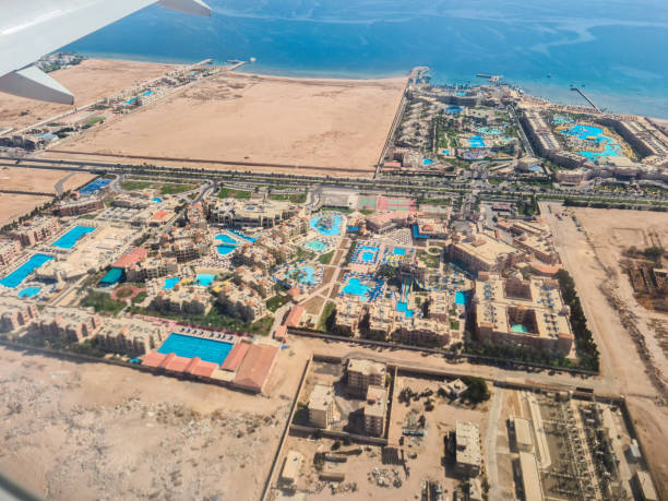 istock View From The Airplane Window Mid-Air In Hurghada In Egypt 2159653025