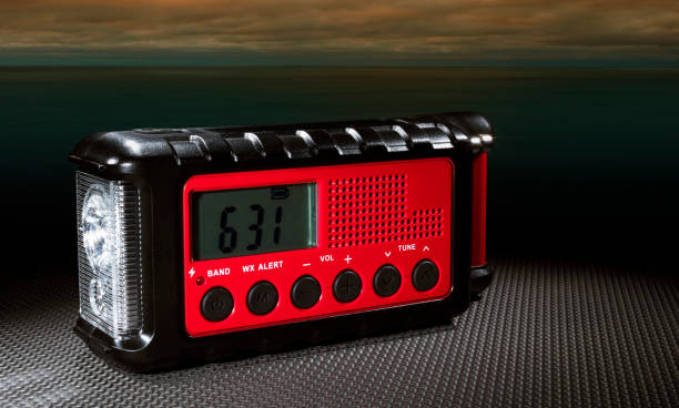 istock Threatening weather over the ocean and radio 2159655477