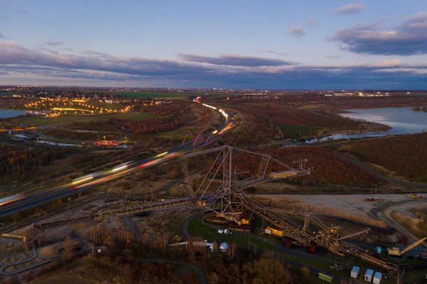 istock Motorway at blue hour near Leipzig in Germany 2159655530