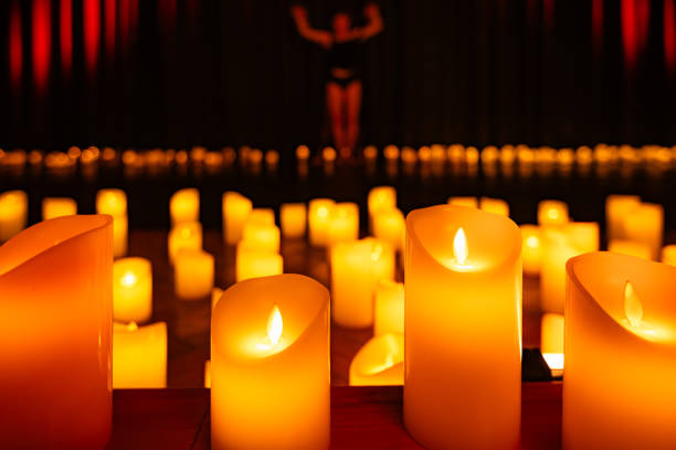 istock balerina dancing on stage with lots of candles 2159658696