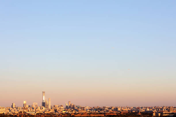 Modern urban skyline material images