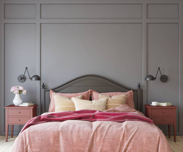 istock Interior of classic style bedroom. 3d render. 2159669877